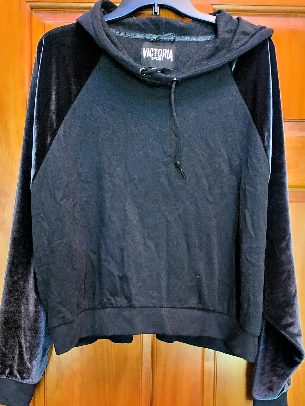 Victoria's Secret Black Hoodie Size XL